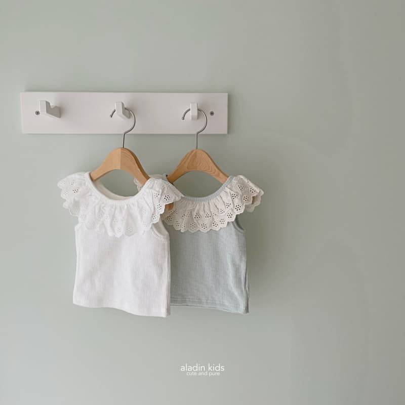 Aladin - Korean Children Fashion - #childofig - Wing Frill Sleeveless - 3