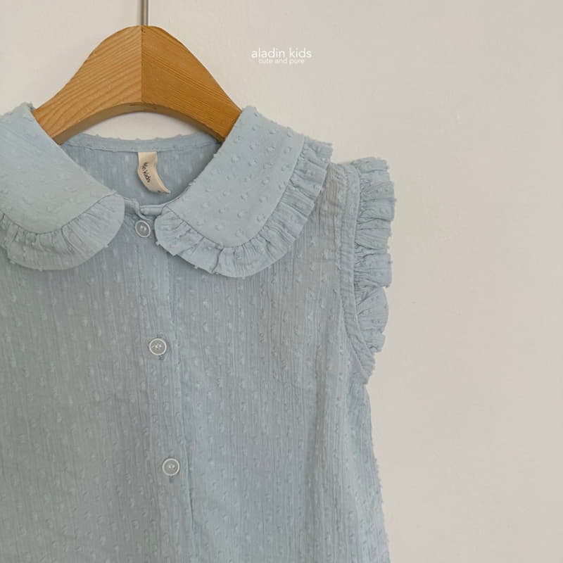 Aladin - Korean Children Fashion - #childrensboutique - Collar Flower Blouse - 4