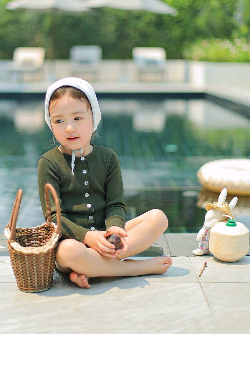 Amber - Korean Children Fashion - #Kfashion4kids - Leve Knit Swimwear