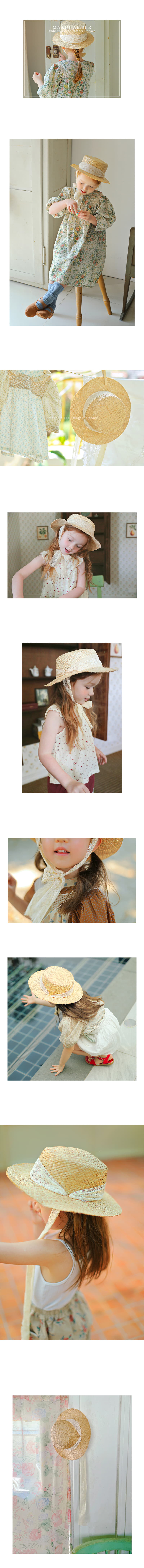 Amber - Korean Children Fashion - #fashionkids - Lace Straw Hat - 2