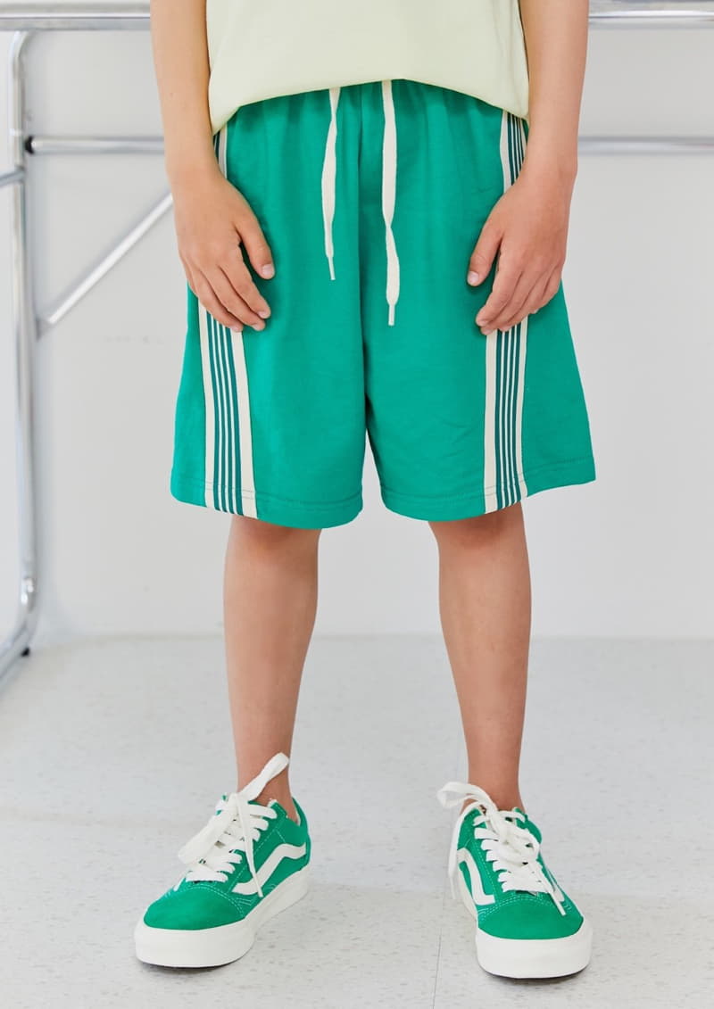 Apple Smile - Korean Children Fashion - #fashionkids - Big Tape Pants - 4