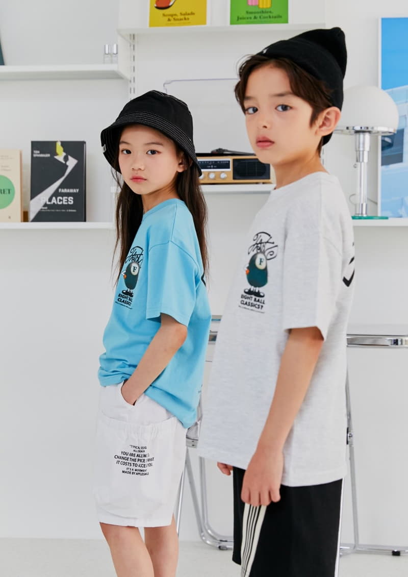 Apple Smile - Korean Children Fashion - #kidsstore - F Ball Tee - 2