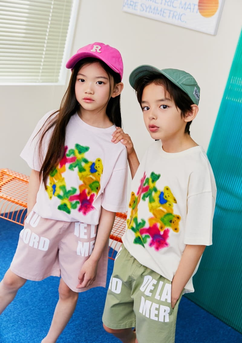 Apple Smile - Korean Children Fashion - #magicofchildhood - Round Bear Tee - 3