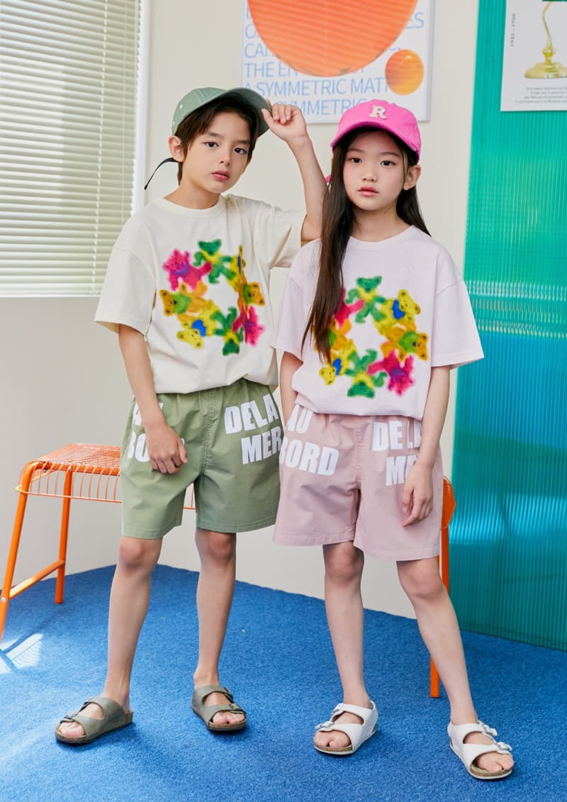 Apple Smile - Korean Children Fashion - #magicofchildhood - Round Bear Tee - 4