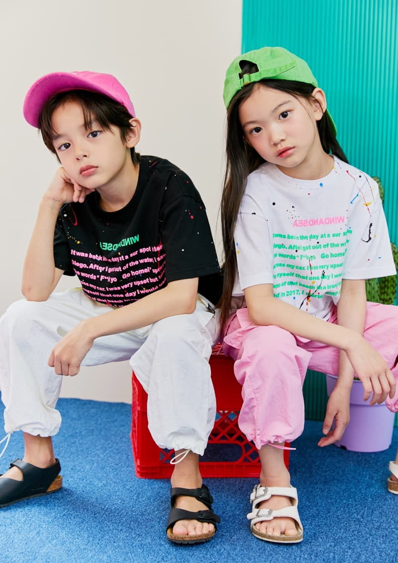 Apple Smile - Korean Children Fashion - #todddlerfashion - Mac Painting Tee