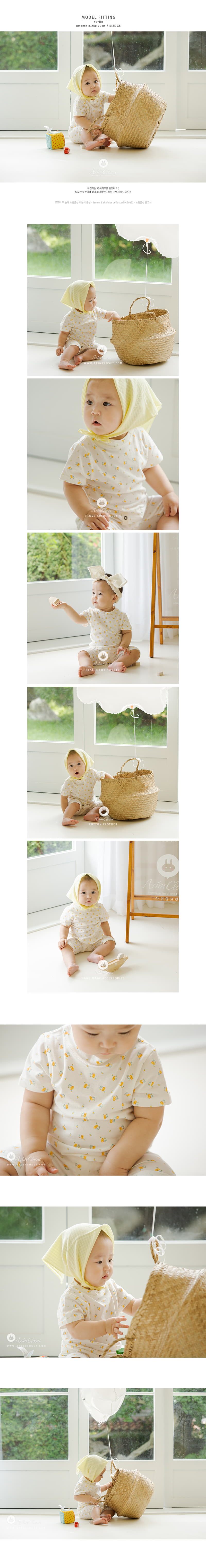 Arim Closet - Korean Baby Fashion - #babyoninstagram - Basic Summer Homewear Set - 3