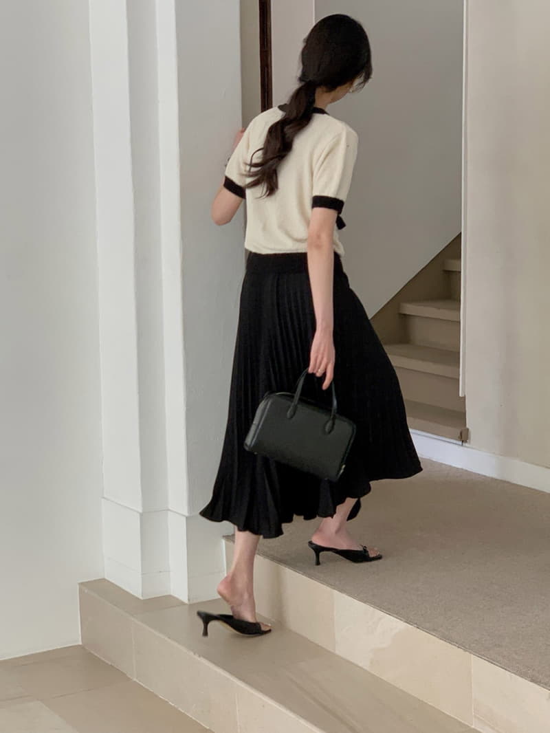 Atthismoment - Korean Women Fashion - #momslook - Loco Wrinkle Skirt - 6