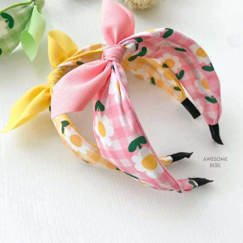 Awesome Bebe - Korean Children Fashion - #kidsstore - Color Daisy Ribbon Hairband - 6