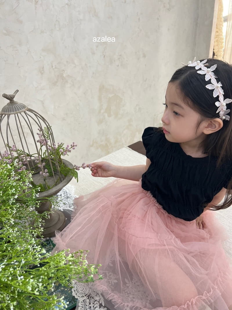 Azalea - Korean Children Fashion - #Kfashion4kids - Line Puff Tee Bebe 9~18m