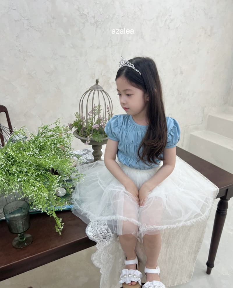 Azalea - Korean Children Fashion - #magicofchildhood - Line Puff Tee Bebe 9~18m - 3