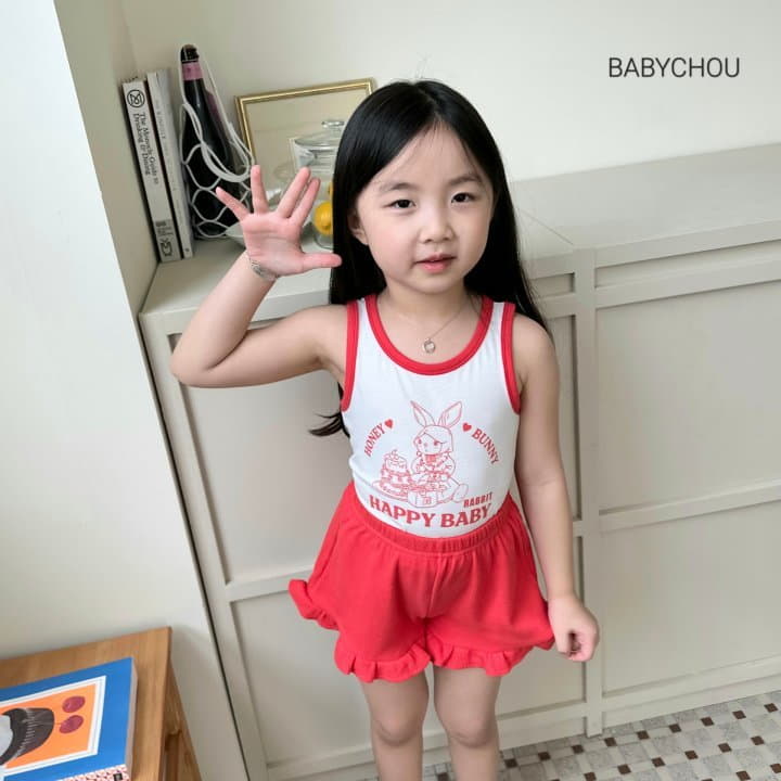 Babychou - Korean Children Fashion - #Kfashion4kids - Honey Barine Top Bottom Set - 11