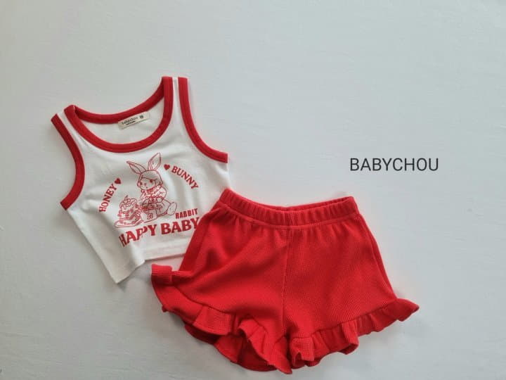 Babychou - Korean Children Fashion - #designkidswear - Honey Barine Top Bottom Set - 5