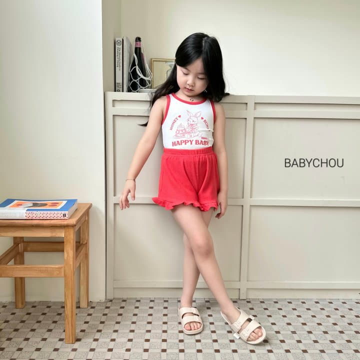 Babychou - Korean Children Fashion - #fashionkids - Honey Barine Top Bottom Set - 7