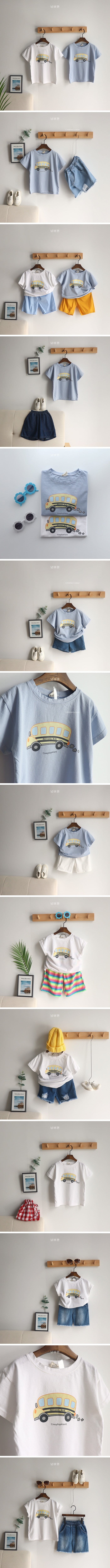 Bebe Love - Korean Children Fashion - #minifashionista - School Bus Tee