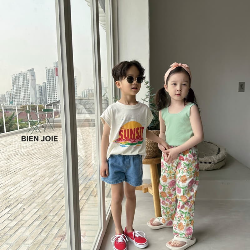 Bien Joie - Korean Children Fashion - #Kfashion4kids - Sunset Roll-up Tee - 9