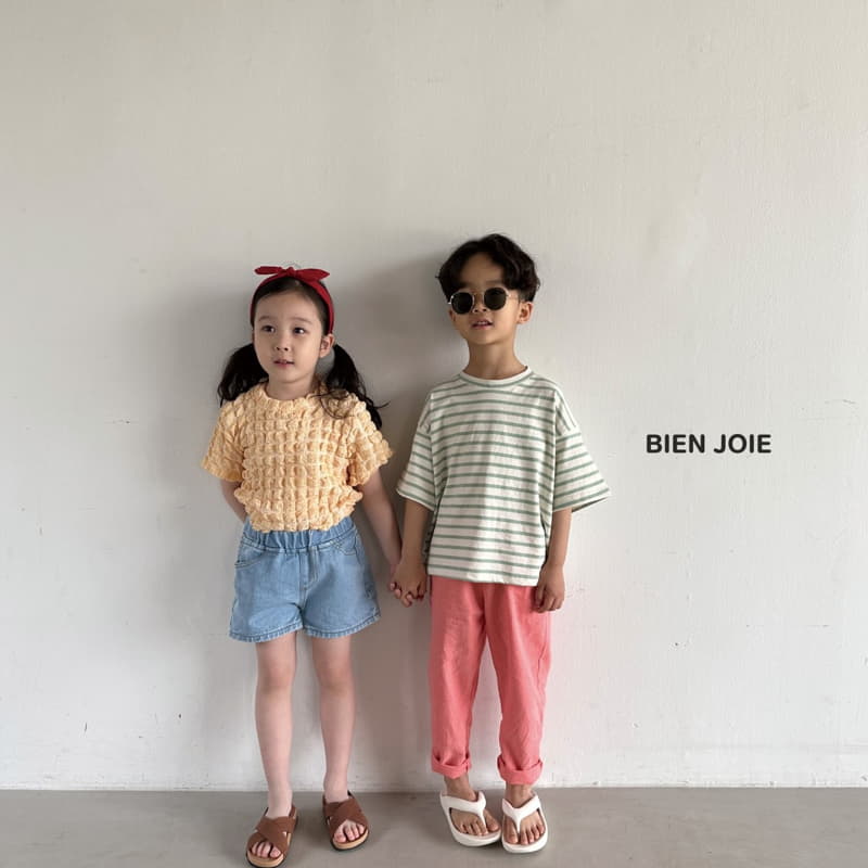 Bien Joie - Korean Children Fashion - #childofig - Benti Stripes Tee - 10