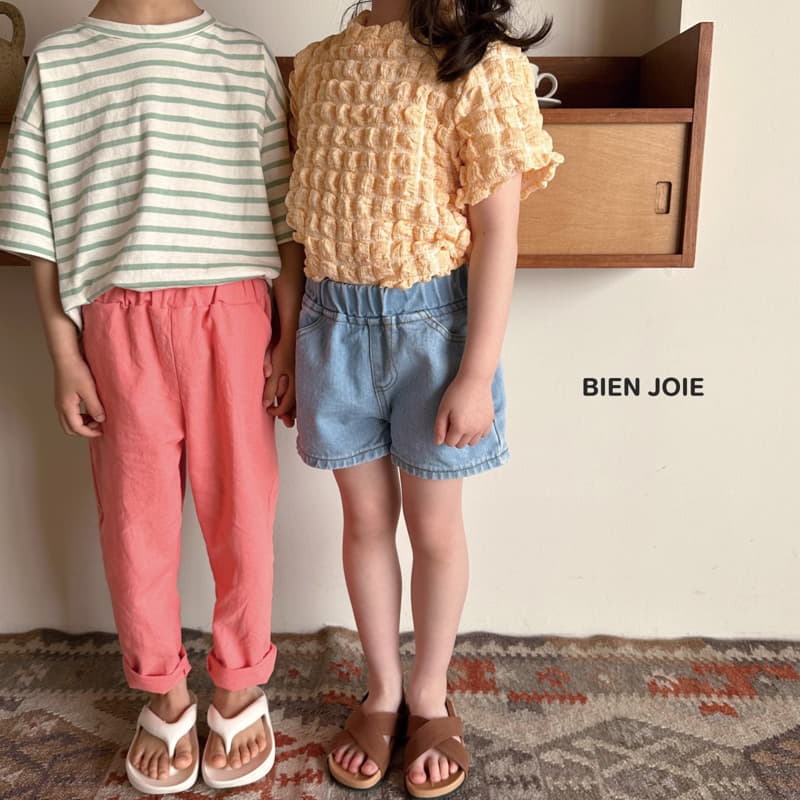 Bien Joie - Korean Children Fashion - #childrensboutique - Benti Stripes Tee - 12