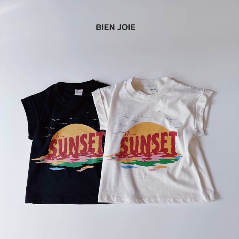 Bien Joie - Korean Children Fashion - #designkidswear - Sunset Roll-up Tee - 3