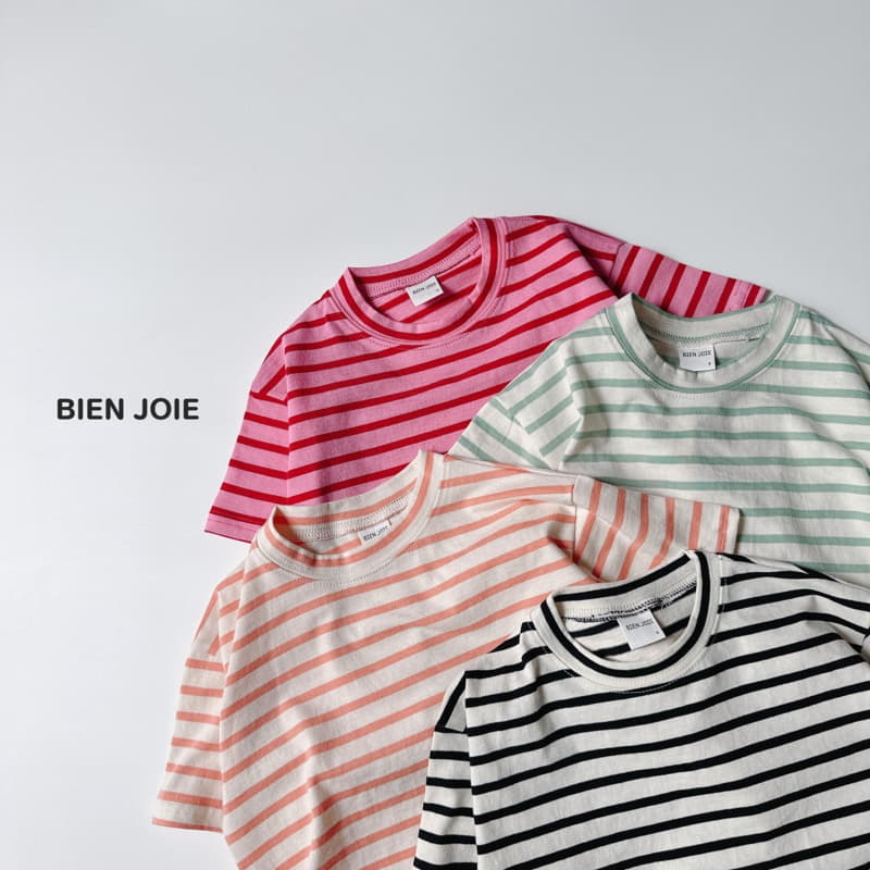 Bien Joie - Korean Children Fashion - #kidsstore - Benti Stripes Tee - 3