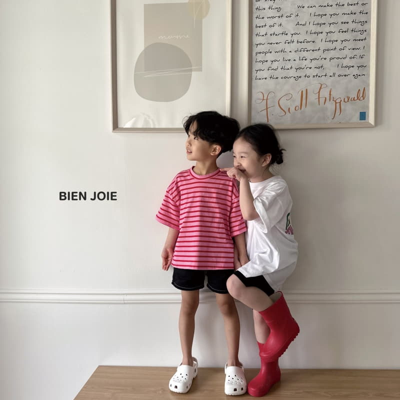 Bien Joie - Korean Children Fashion - #littlefashionista - Benti Stripes Tee - 6