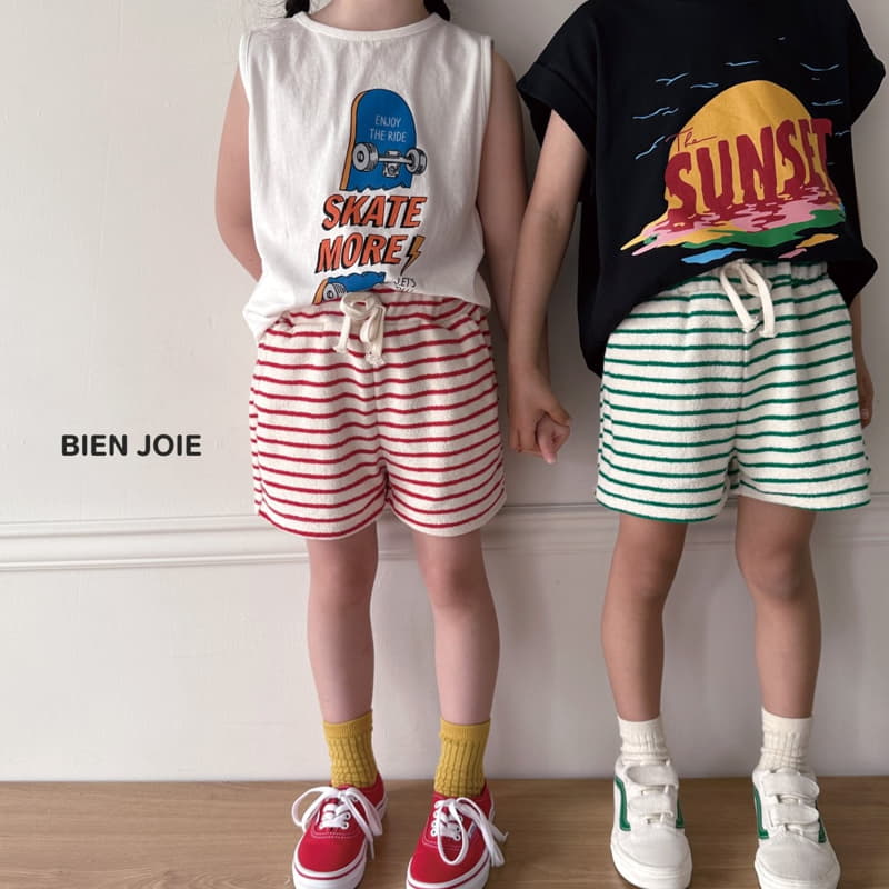 Bien Joie - Korean Children Fashion - #magicofchildhood - Sunset Roll-up Tee - 11