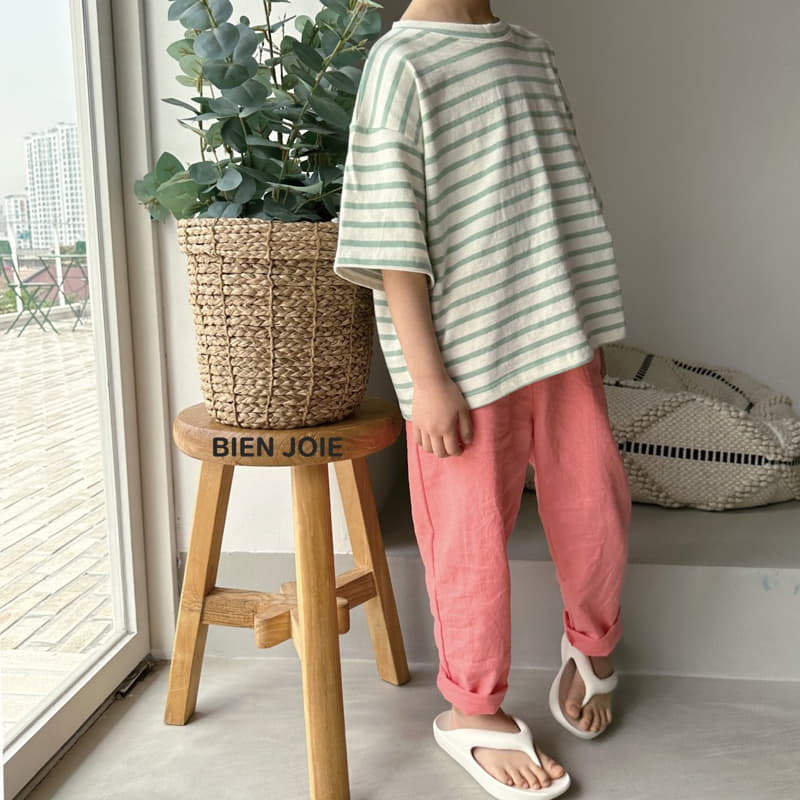 Bien Joie - Korean Children Fashion - #minifashionista - Benti Stripes Tee - 8