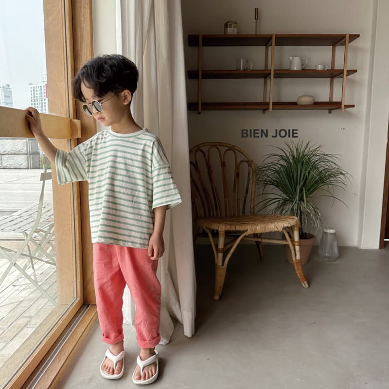 Bien Joie - Korean Children Fashion - #prettylittlegirls - Benti Stripes Tee - 9