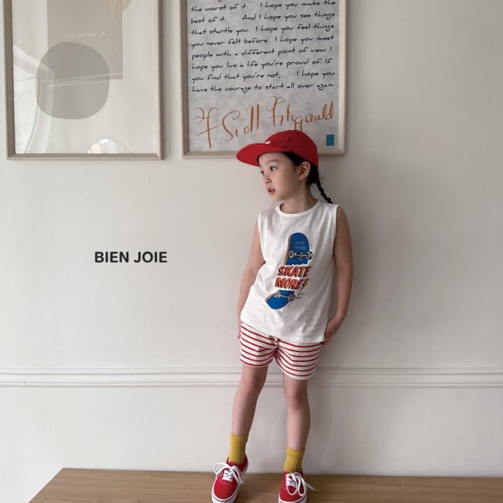 Bien Joie - Korean Children Fashion - #stylishchildhood - Tomi Stripes Shorts - 6