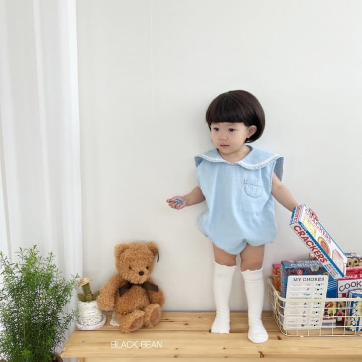 Black Bean - Korean Baby Fashion - #babylifestyle - Semi Bodysuit - 8