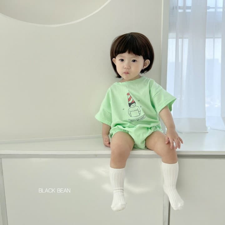 Black Bean - Korean Baby Fashion - #babyoutfit - Birth Bodysuit