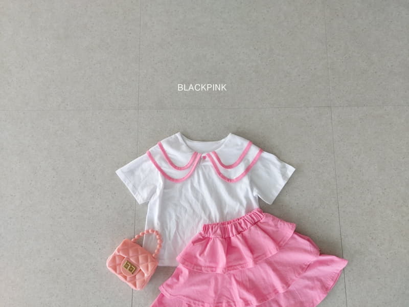 Black Pink - Korean Children Fashion - #Kfashion4kids - Twice Cancan Top Bottom Set - 6