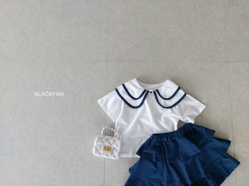 Black Pink - Korean Children Fashion - #todddlerfashion - Twice Cancan Top Bottom Set - 11