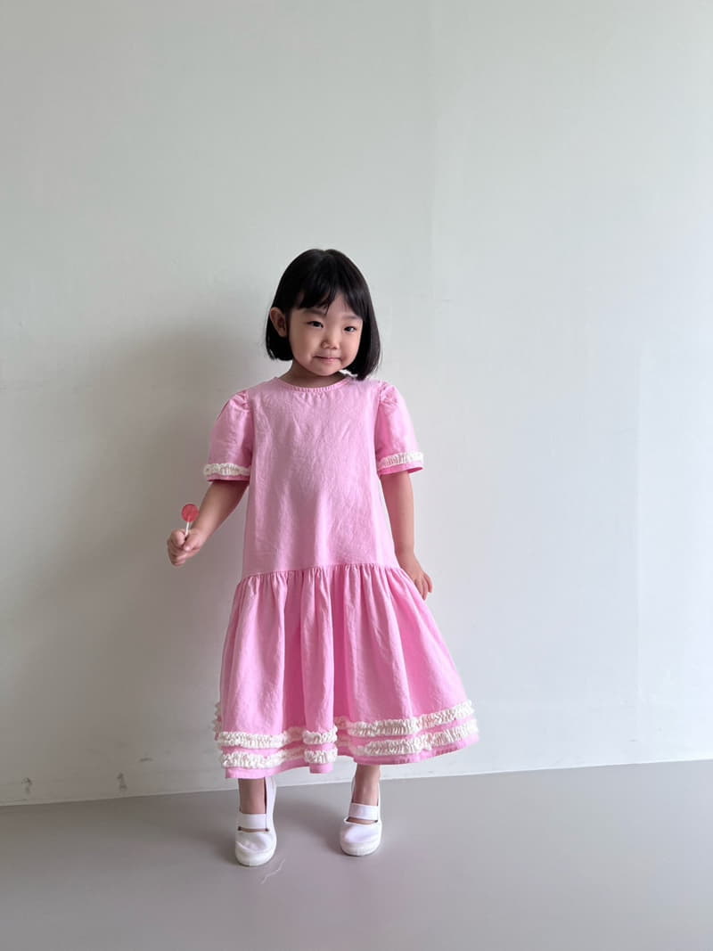 Bon Bon Butik - Korean Children Fashion - #Kfashion4kids - Lo Frill One-piece - 2