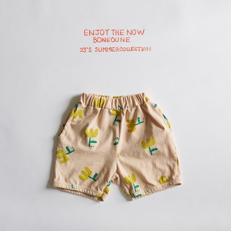 Boneoune - Korean Children Fashion - #fashionkids - Seson Flower Piping Shorts - 2