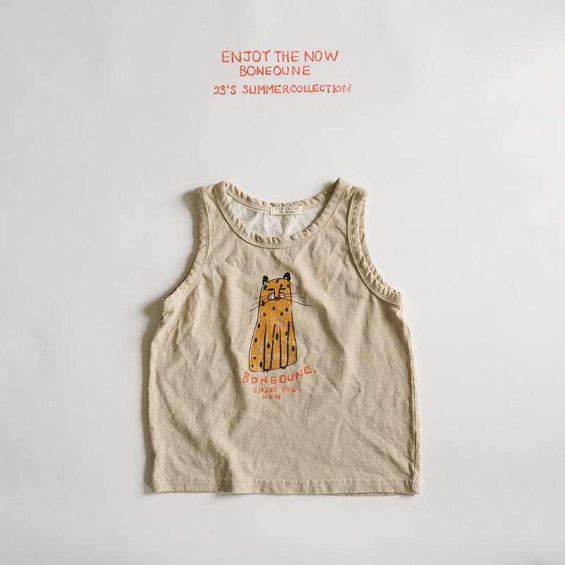 Boneoune - Korean Children Fashion - #magicofchildhood - Oddugi Cheetah Sleeveless - 5