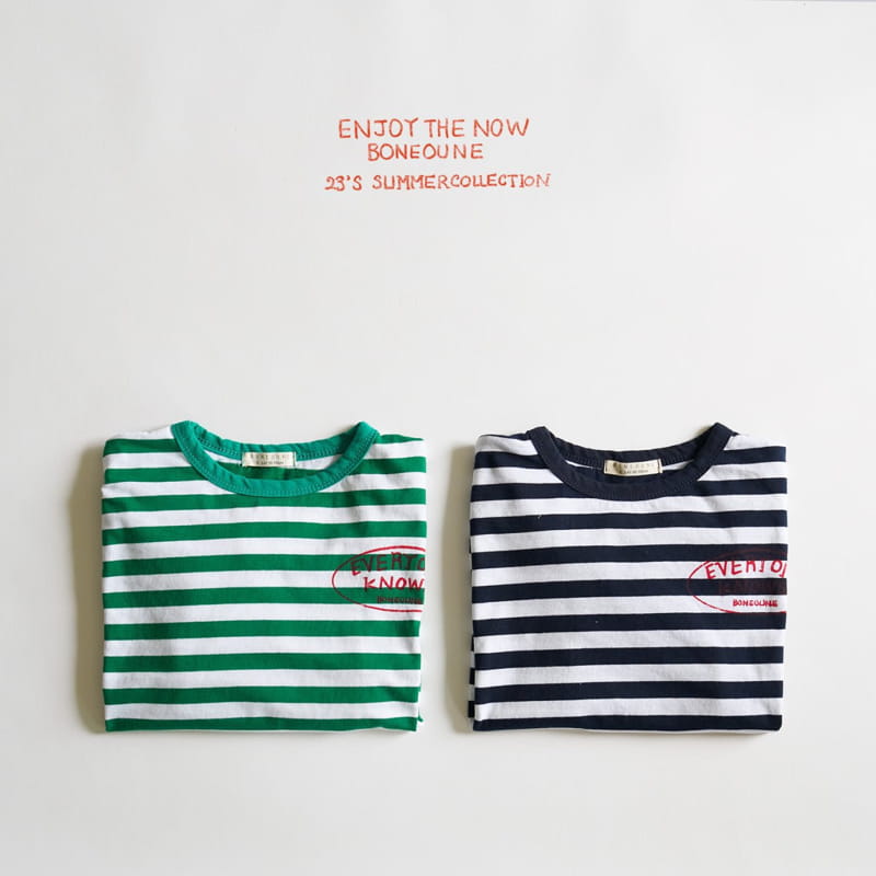 Boneoune - Korean Children Fashion - #magicofchildhood - Bone Line Tee - 4