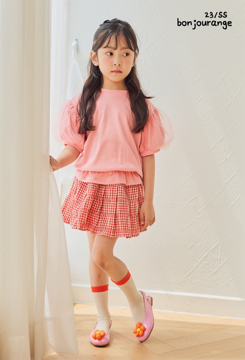 Bonjour Ange - Korean Children Fashion - #childofig - Cool Wrinkle Skirt Shorts - 3