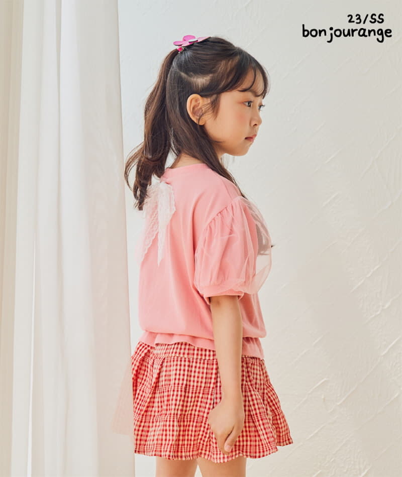 Bonjour Ange - Korean Children Fashion - #childofig - Cool Wrinkle Skirt Shorts - 4