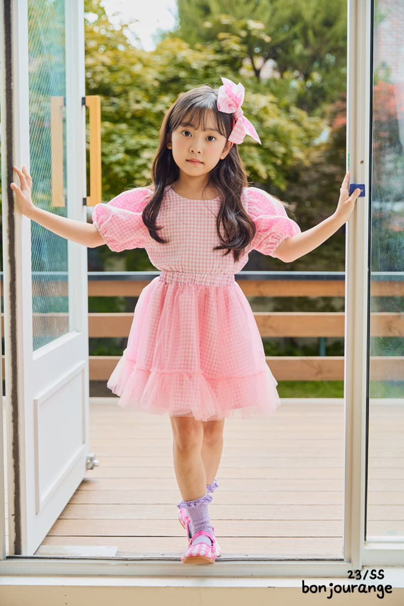 Bonjour Ange - Korean Children Fashion - #designkidswear - Popo Sha Sha Skirt Top Bottom Set - 9