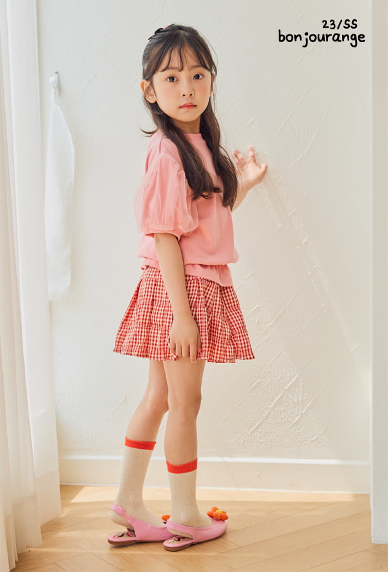 Bonjour Ange - Korean Children Fashion - #designkidswear - Cool Wrinkle Skirt Shorts - 5