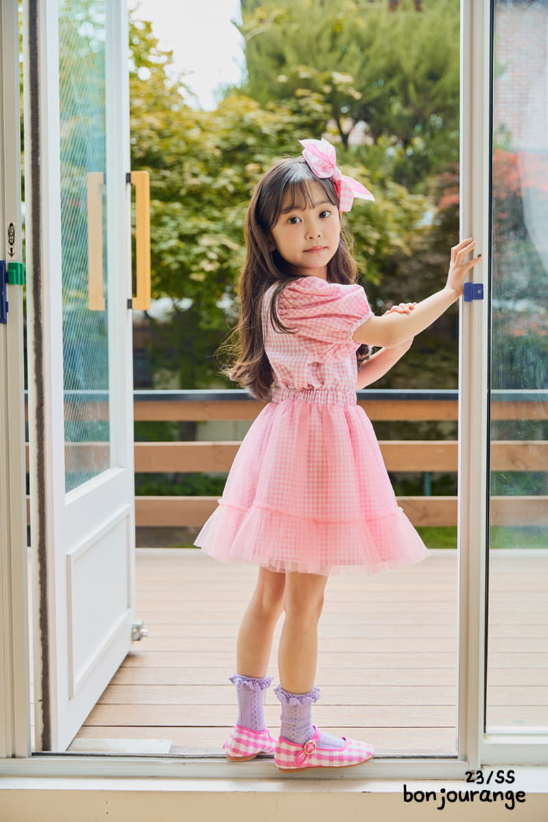 Bonjour Ange - Korean Children Fashion - #discoveringself - Popo Sha Sha Skirt Top Bottom Set - 10