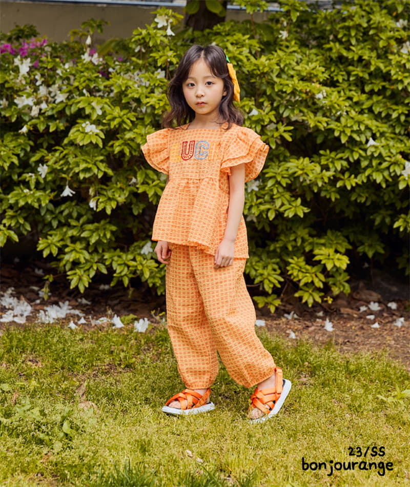 Bonjour Ange - Korean Children Fashion - #discoveringself - Lucky Top Bottom Set - 9