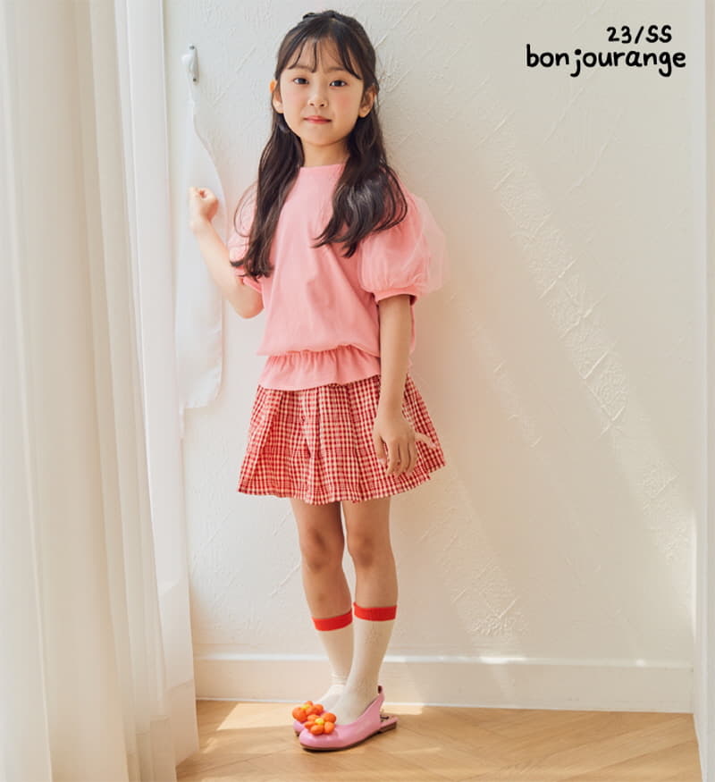 Bonjour Ange - Korean Children Fashion - #discoveringself - Cool Wrinkle Skirt Shorts - 6