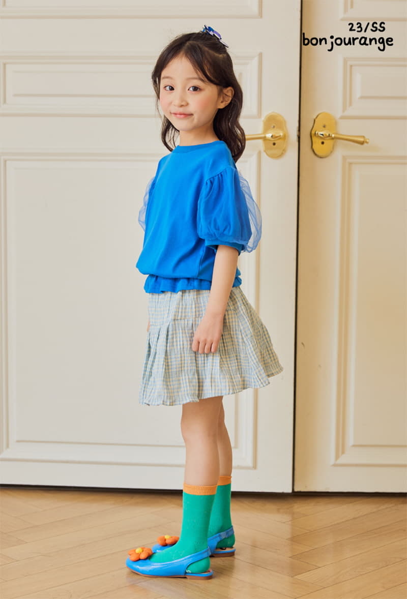 Bonjour Ange - Korean Children Fashion - #kidsshorts - Cool Wrinkle Skirt Shorts - 8