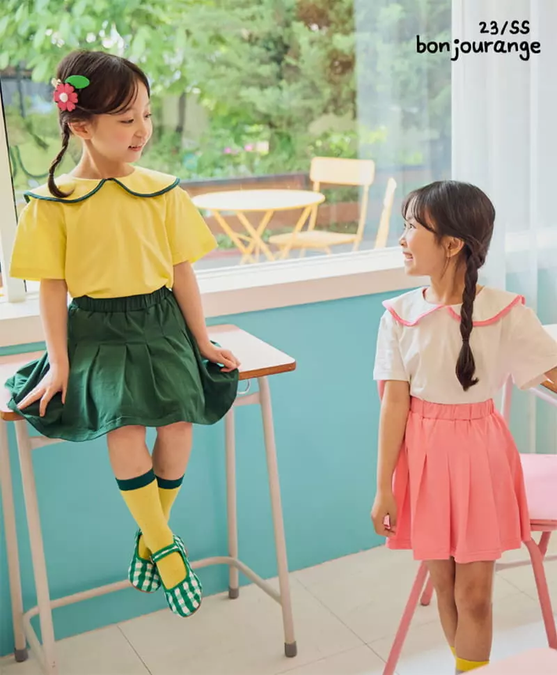 Bonjour Ange - Korean Children Fashion - #littlefashionista - Sera Top Bottom Set