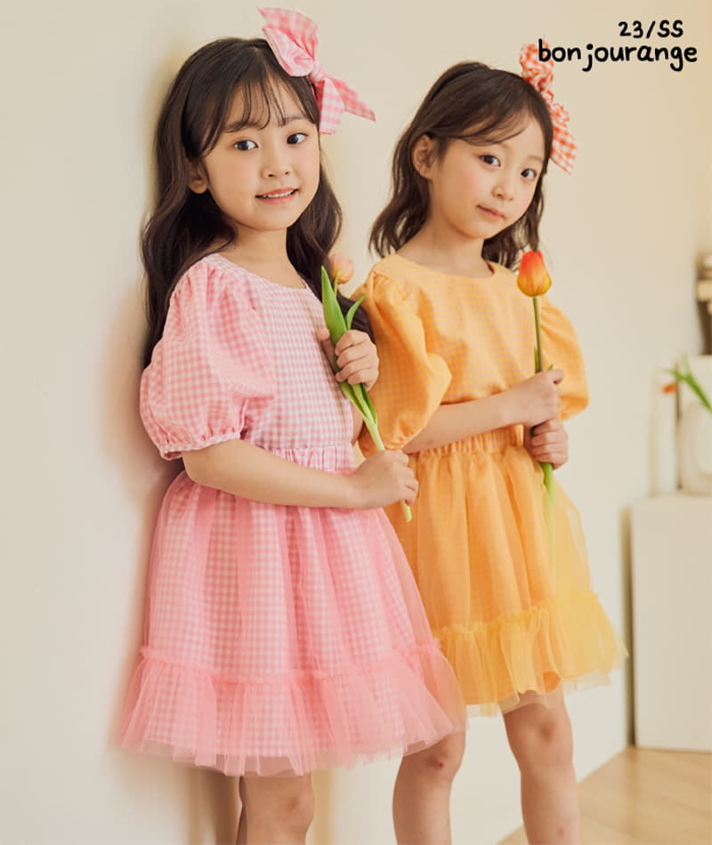 Bonjour Ange - Korean Children Fashion - #magicofchildhood - Popo Sha Sha Skirt Top Bottom Set