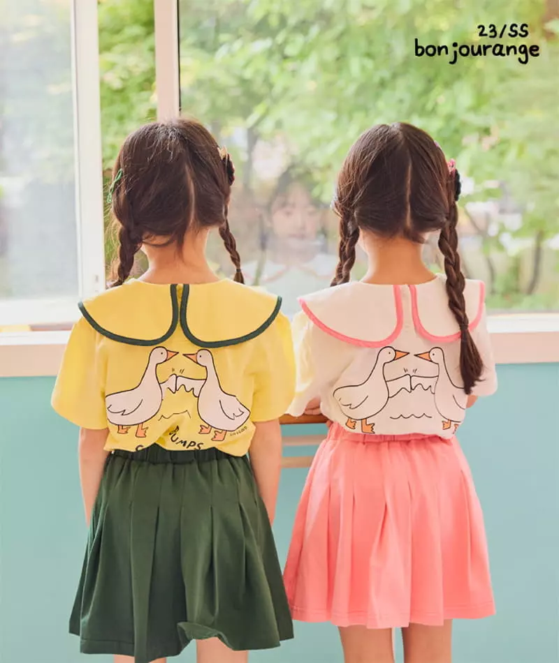 Bonjour Ange - Korean Children Fashion - #minifashionista - Sera Top Bottom Set - 3