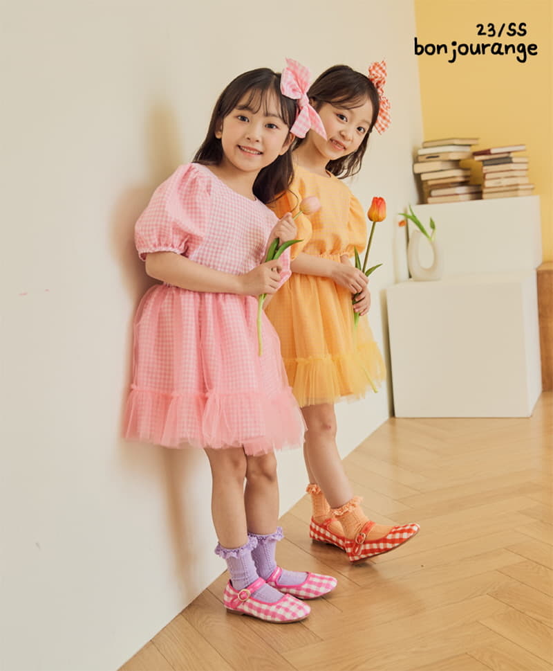 Bonjour Ange - Korean Children Fashion - #minifashionista - Popo Sha Sha Skirt Top Bottom Set - 2