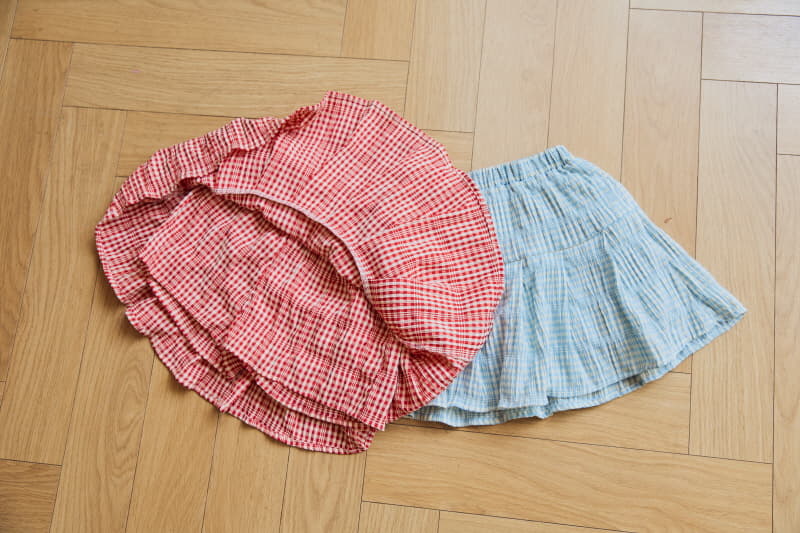 Bonjour Ange - Korean Children Fashion - #toddlerclothing - Cool Wrinkle Skirt Shorts