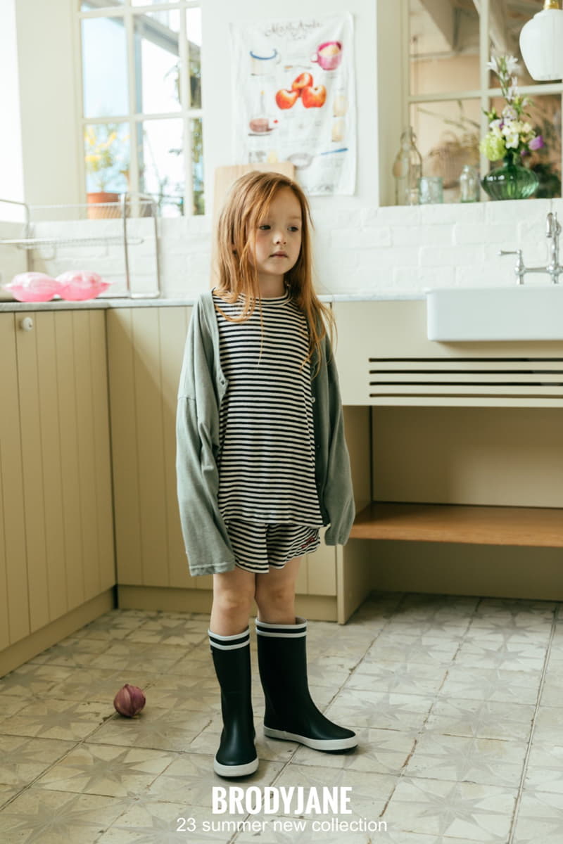 Brody Jane - Korean Children Fashion - #toddlerclothing - Stripes Knit Tee - 4